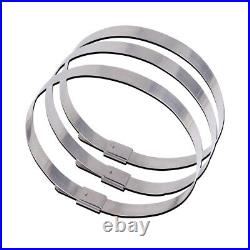 100x Stainless Steel Metal Cable Ties Wrap Exhaust Heat Straps Tie Various Sizes
