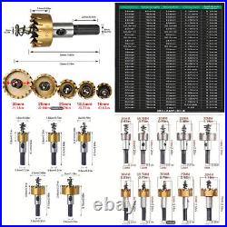 10 X Pieces HSS Titanium Drill Bit Hole Saw Stainless Steel Metal Alloy Cutter