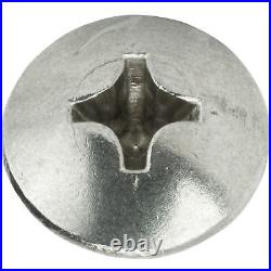 #10 x 1-1/4 Sheet Metal Screws Truss Head Phillips Stainless Steel Qty 1000