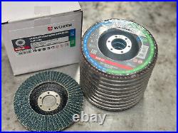 115mm, 4.5, 1mm Red Line, FLAP DISC, Grinding, Stainless Steel, Grit 40, Metal