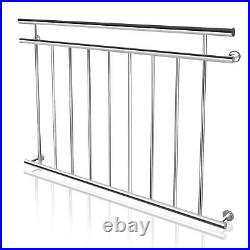 128x90cm Juliet Balcony Metal Balustrade Railing Fence Building Regulations