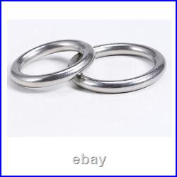 15-100mm Round Welded O Rings A2 Stainless Steel Heavy Duty Metal O Ring Smooth