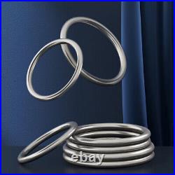 15-150mm Round Welded O Rings A2 Stainless Steel Heavy Duty Metal O Ring Smooth