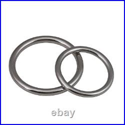 15-150mm Round Welded O Rings A2 Stainless Steel Heavy Duty Metal O Ring Smooth