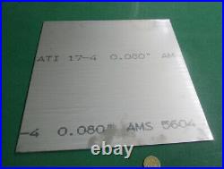 17-4PH Stainless Steel Sheet. 080 (+/-0.008) x 12.0 x 12.0