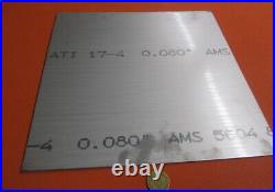 17-4PH Stainless Steel Sheet. 080 (+/-0.008) x 12.0 x 12.0