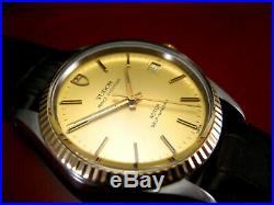 1984 ROLEX Bi-Metal Tudor Prince Oyster AUTOMATIC SS/18K Vintage Mens 34mm Watch