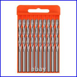 1 10mm Round Shank HSS Twist Drill Bit for Metal Wood Stainless Steel Drilling