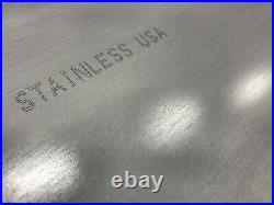 1/4.25 Stainless Steel Plate 1/4X 12X 24 304 SS