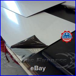 2007-2013 Chevy Silverado Crew Cab 5.8' Bed Rocker Panel Trim 9 Stainless Steel