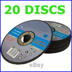 20 x 115mm Thin metal cutting discs, stainless steel slitting discs cut off disc