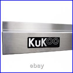 2 x Commercial Catering Stainless Steel Shelves Kitchen Wall Shelf Metal 1250mm