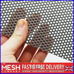 2mm Stainless Steel (2mm Hole x 3.5mm Pitch x 1mm Thick) Perforated Mesh Sheet