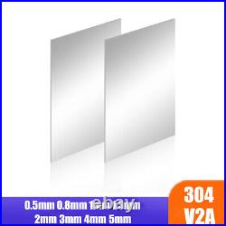 304 Stainless Steel Sheet Bright Polish 0.5mm, 0.8mm, 1mm, 1.5mm, 2mm, 3mm, 4mm, 5mm
