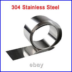 304 Stainless Steel Sheet Plate Metal Sheet 0.05mm1mm Thick, 100mm/300mm Width
