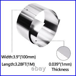 304 Stainless Steel Thin Plate Band Foil Sheet 0.05-1.0mm Thick Metal Strip Roll