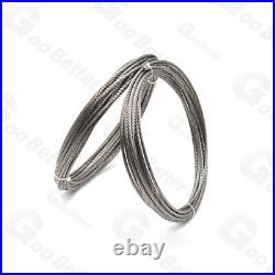 304 Stainless Steel Wire Rope Metal Cable Rigging 0.3mm 0.4mm 1mm 1.2mm 20mm