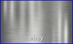 316 (Marine Grade) Stainless steel. Brushed/ Satin finish. 2mm and 3mm thick