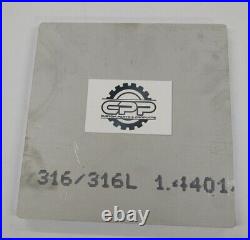 316 Stainless Steel Plate Sheet Square 12mm Thick Marine Grade 100 300mm Square