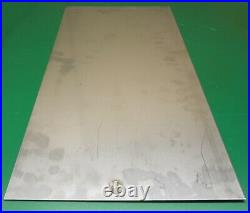 316 Stainless Steel Sheet Annealed. 075 Thick x 12 Wide x 24 Length, 1 Unit