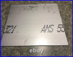 321 Weldable Stainless Steel Sheet. 080 Thick x 12 Wide x 12 Length