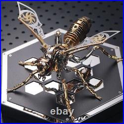 3D Wasp Stainless Steel Insects Puzzle Model Kit DIY Mechanical Animal Toys Gift