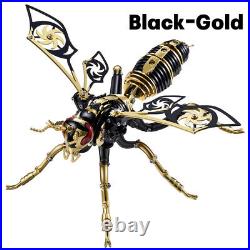 3D Wasp Stainless Steel Insects Puzzle Model Kit DIY Mechanical Animal Toys Gift