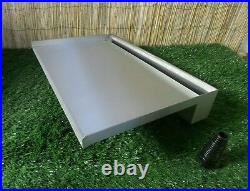 400mm Stainless Steel Waterfall WATER BLADE Cascade 300mm Spout BOTTOM INLET