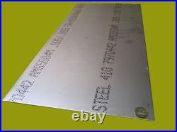 410 Stainless Steel Sheet. 090 Thick x 12 Wide x 24 Length, 1 Unit