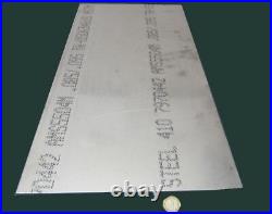410 Stainless Steel Sheet. 090 Thick x 12 Wide x 24 Length, 1 Unit