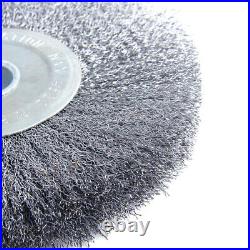 4-12 Crimped Stainless Steel Wire Wheel Brush For Metal Polishing Power Tools