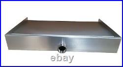 600mm Stainless Steel Waterfall WATER BLADE Cascade 300mm Spout BACK INLET