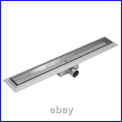 600mm to 1500mm Stainless Steel Wetroom Shower Drain Channel Trap Gully (#9)