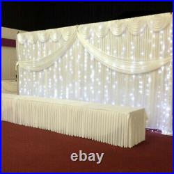 6Mx3M Heavy-duty Telescopic Wedding Backdrop Stand, Pipe and Drape System
