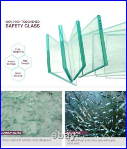 800mm Bi Fold Door Shower Enclosure Bathroom Walk In Cubicle Safety Glass Screen