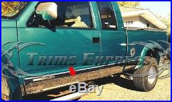 88-98 Chevy/GMC C/K Pickup Extended Cab Short Bed Rocker Panel Trim 6.25WithF