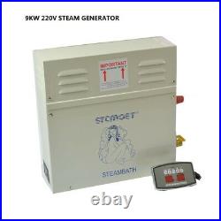 9KW 220V Steam Generator Sauna Room Bath Home SPA Shower & ST-135M Controller