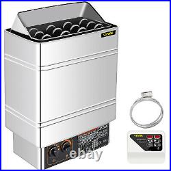 9KW Wet&Dry Sauna Heater Stove External Control Stainless Steel Spa Commercial