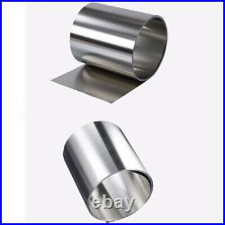 A2(304) Stainless Steel Thin Plate Band Foil Sheet 0.01mm-2mm Metal Strip Roll