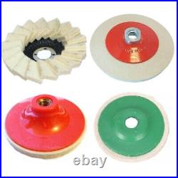 Angle Grinders With Metal Polishing Kits Aluminium Stainless Steel Alloys Brass
