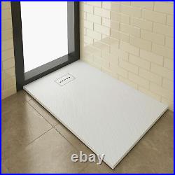 Anti-slip Shower Tray With Free Waste Lightweight Slate Effect Rectangle/Square