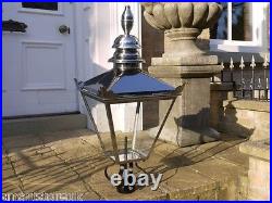 Antique Style Victorian Lantern Stainless Steel Lamp Post Top 3032