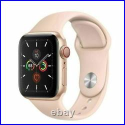 Apple Watch Series 5 GPS & Cellular 40mm Smartwatch Pink Sand PRISTINE IN BOX