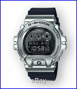 Authentic G-Shock Silver Stainless Metal Bezel 25th Anniversary Watch GM6900-1