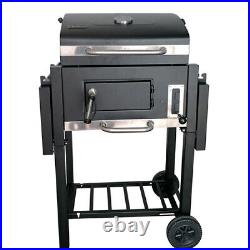 BBQ Charcoal Grill Barbecue Smoker American Style Garden Portable Outdoor