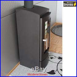 Baltic Stove 10kw Rectangular Shaped Tall Contemporary Wood Burning Modern Stove