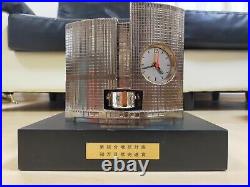 Big! Japan Metal Stainless Steel Building Model Yurakucho Marion Clock Music Box
