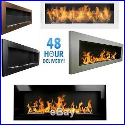 Bio Ethanol Fireplace Biofire Fire B2C Professional 1200 x 400 /GLASS/ 5 Colors