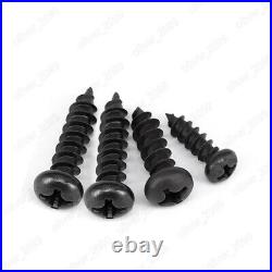 Black 304 Stainless Steel Phillips Pan Head Self Tapping Screw M2.9 M3.5 M5-M6.3