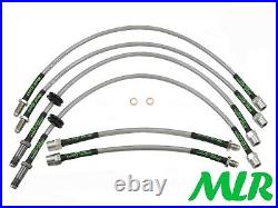 Bmw Z4 E85 E86 3.0 2.5 2.2 Roadster Coupe S/steel Braided Brake Lines Hoses Bpw